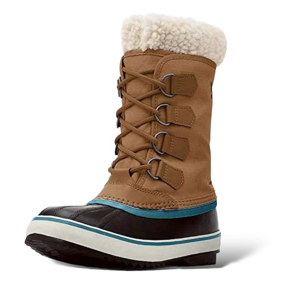 Sorel Carnival Boots Camel Brown Women's 6 Winter Insulated Waterproof - Picture 1 of 14